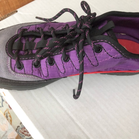 Rare Patagonia Woman’s Nylon Purple Size 8 Lace -Up Sneakers - Picture 9 of 16